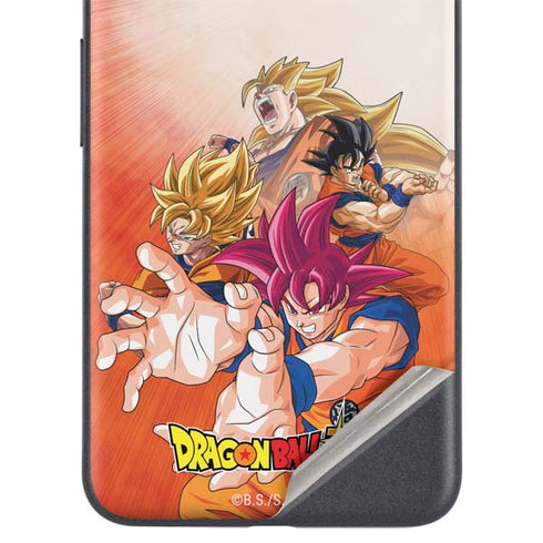 Dragon Ball Super Goku Evolution Google Pixel 4a 5G Skin
